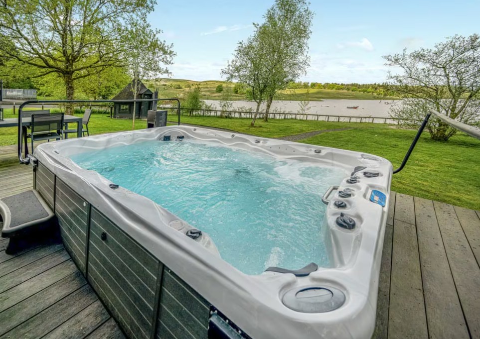 Hot tub with a view